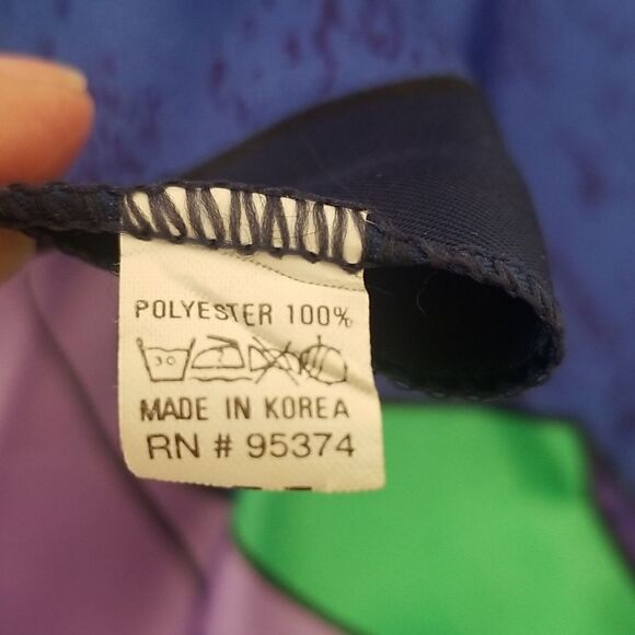 Square Picasso style Scarf Vintage 34x34" - Picture 14 of 15